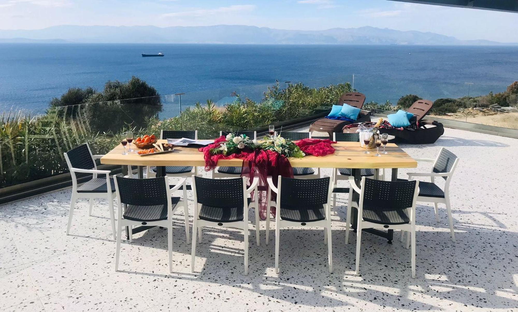 Mavi Panorama Villa Çeşme Exterior foto